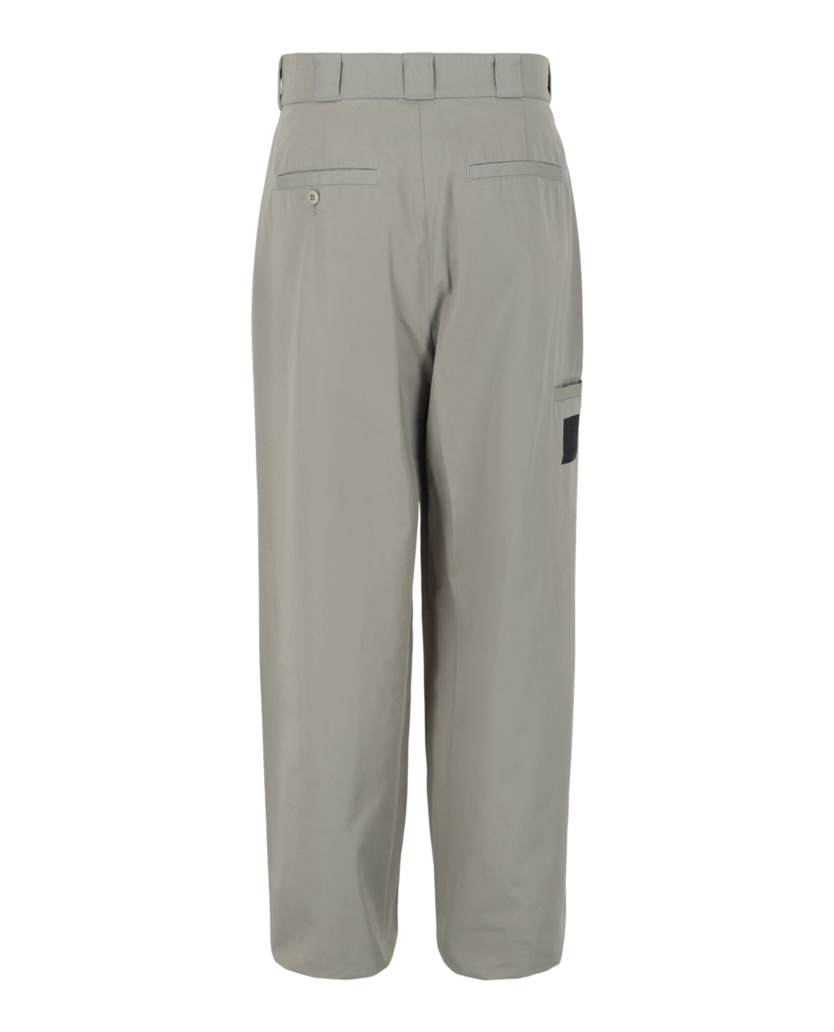 Givenchy Mens Raw-Cut Woven Pants