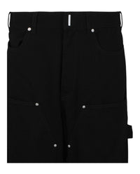 Givenchy Mens Zip-Off Carpenter Jeans