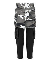Givenchy Mens Cargo Pants With Camo Skirt