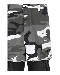 Givenchy Mens Cargo Pants With Camo Skirt