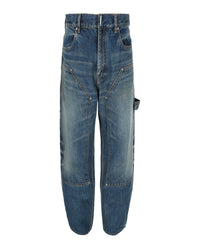 Givenchy Mens Faded Carpenter Jeans