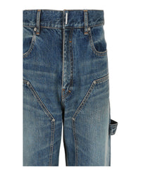 Givenchy Mens Faded Carpenter Jeans