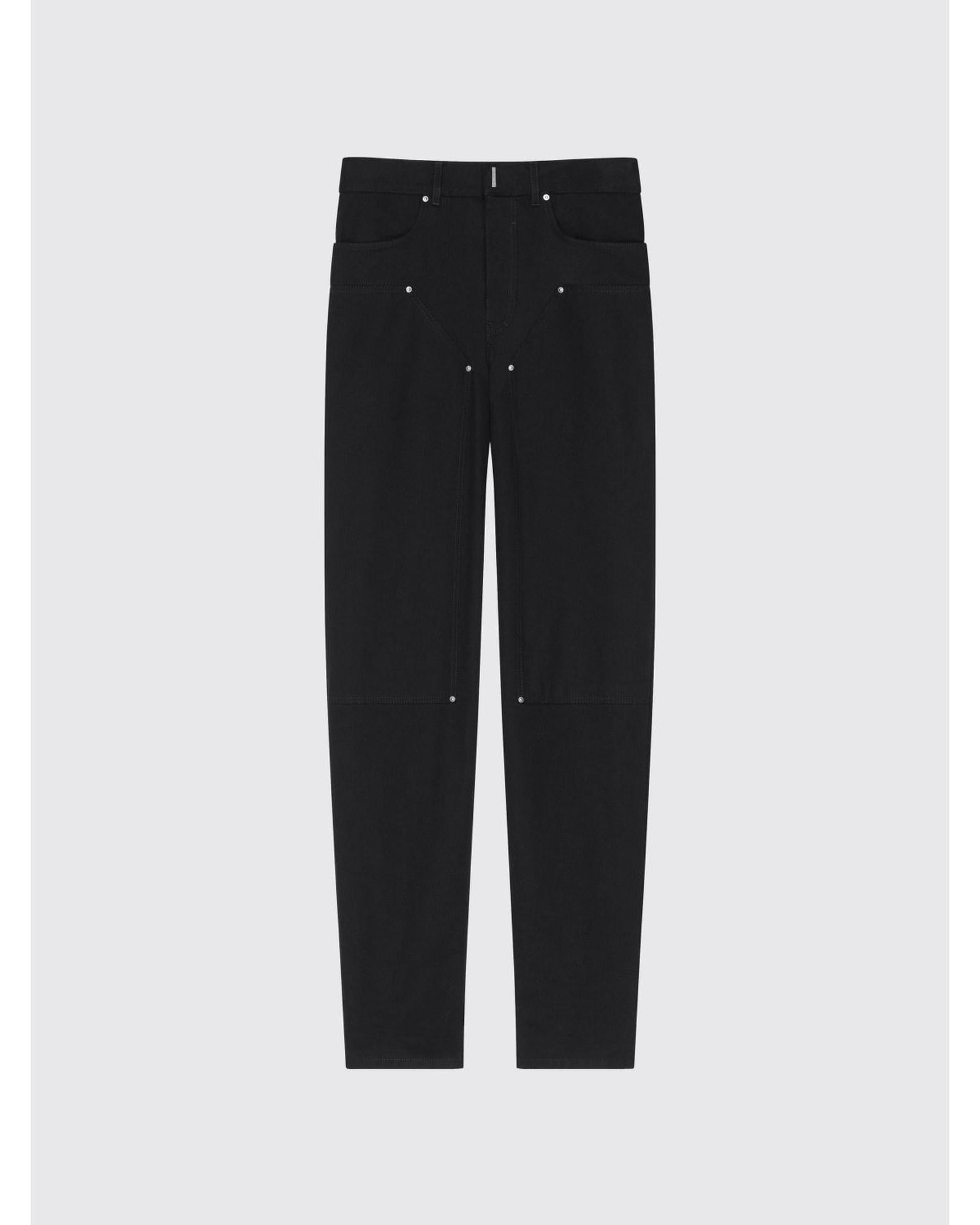 Givenchy Straight Leg Utility Pants Men Black