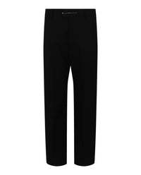 Givenchy Mens Straight Fit Pants With Metal Clip Closure