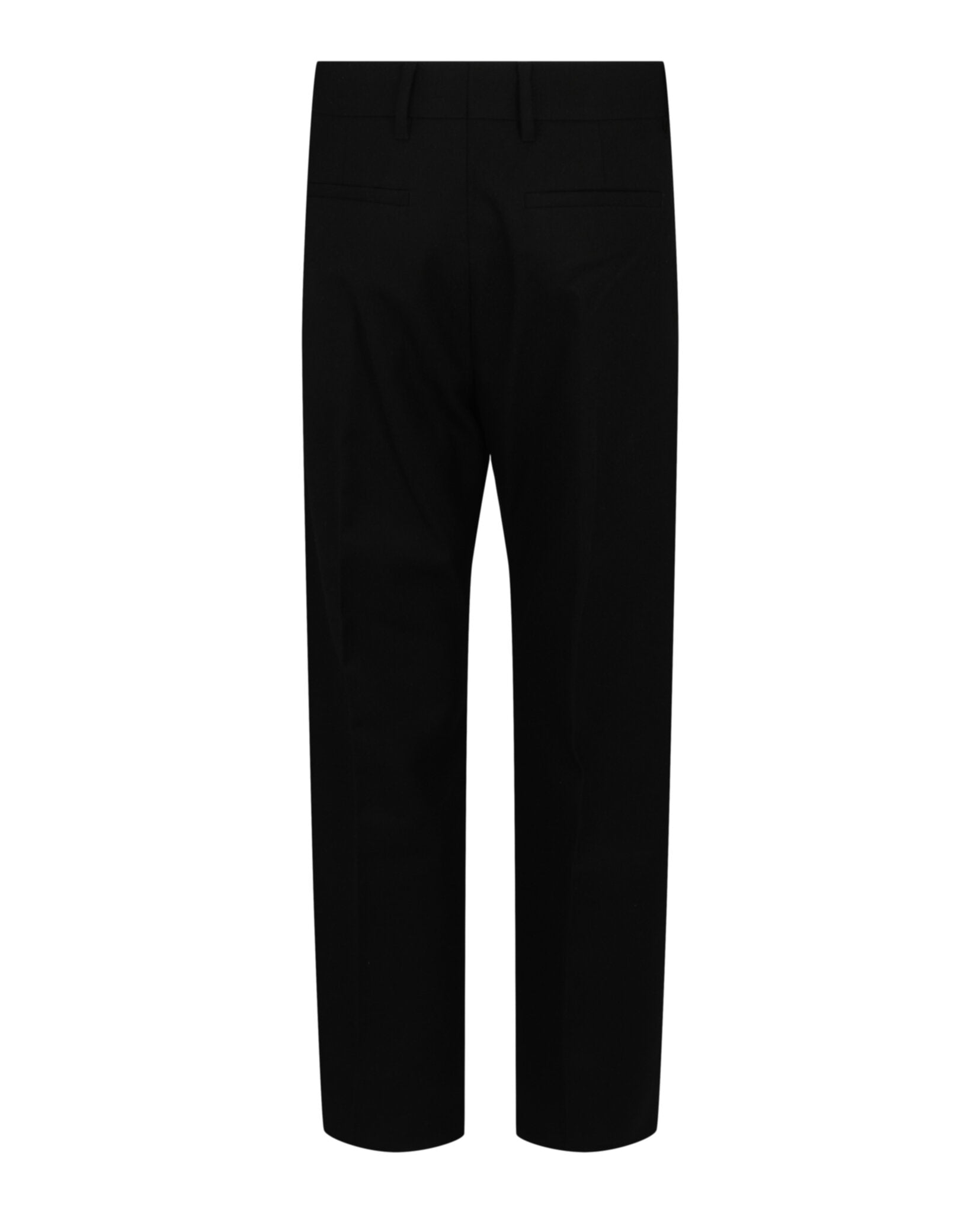 Givenchy Mens Straight Fit Pants With Metal Clip Closure