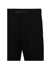 Givenchy Mens Straight Fit Pants With Metal Clip Closure