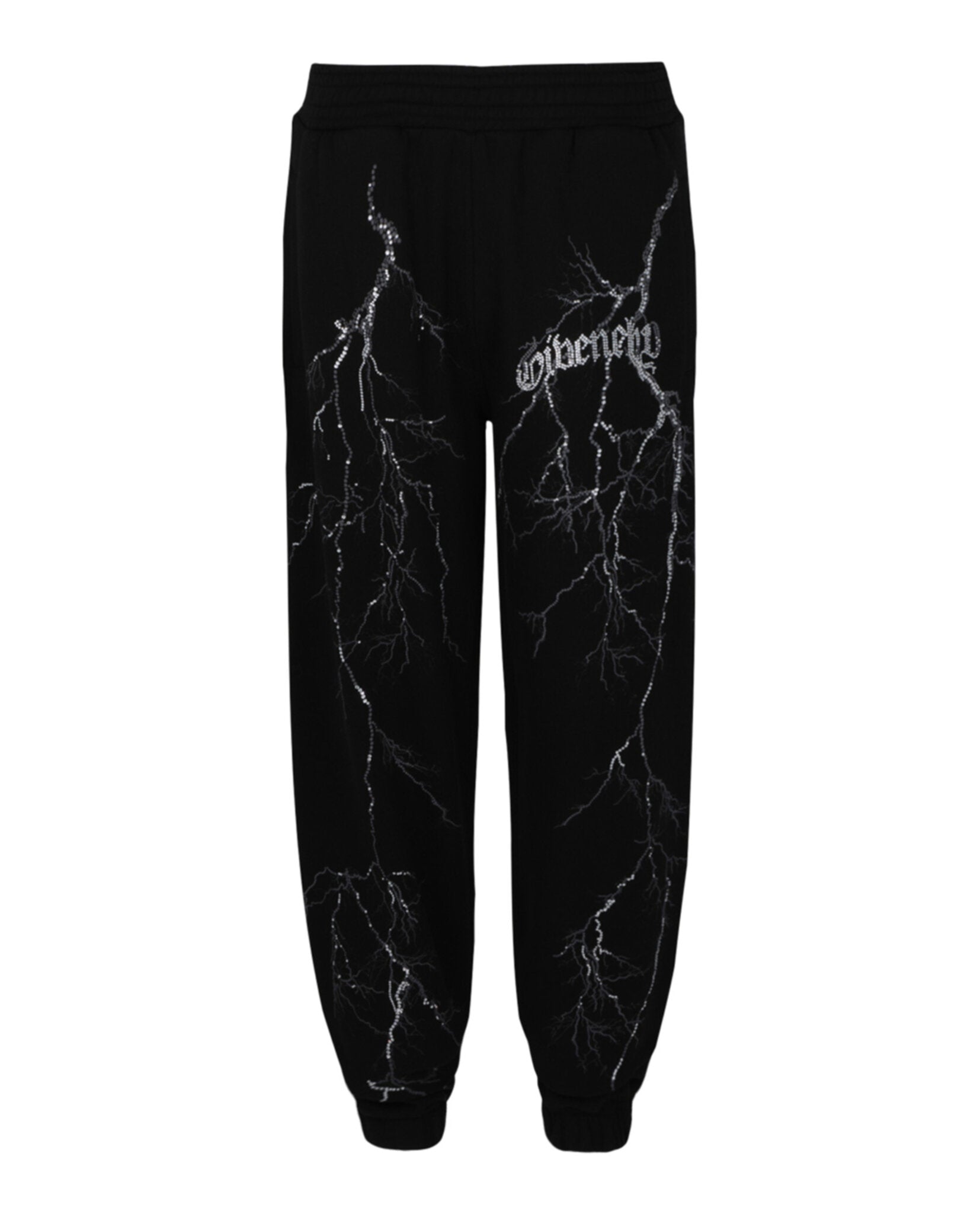 Givenchy Mens Crystal-Cut Sweatpants
