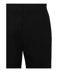 Givenchy Mens Slim-Fit Tailored Pants With Satin Piping