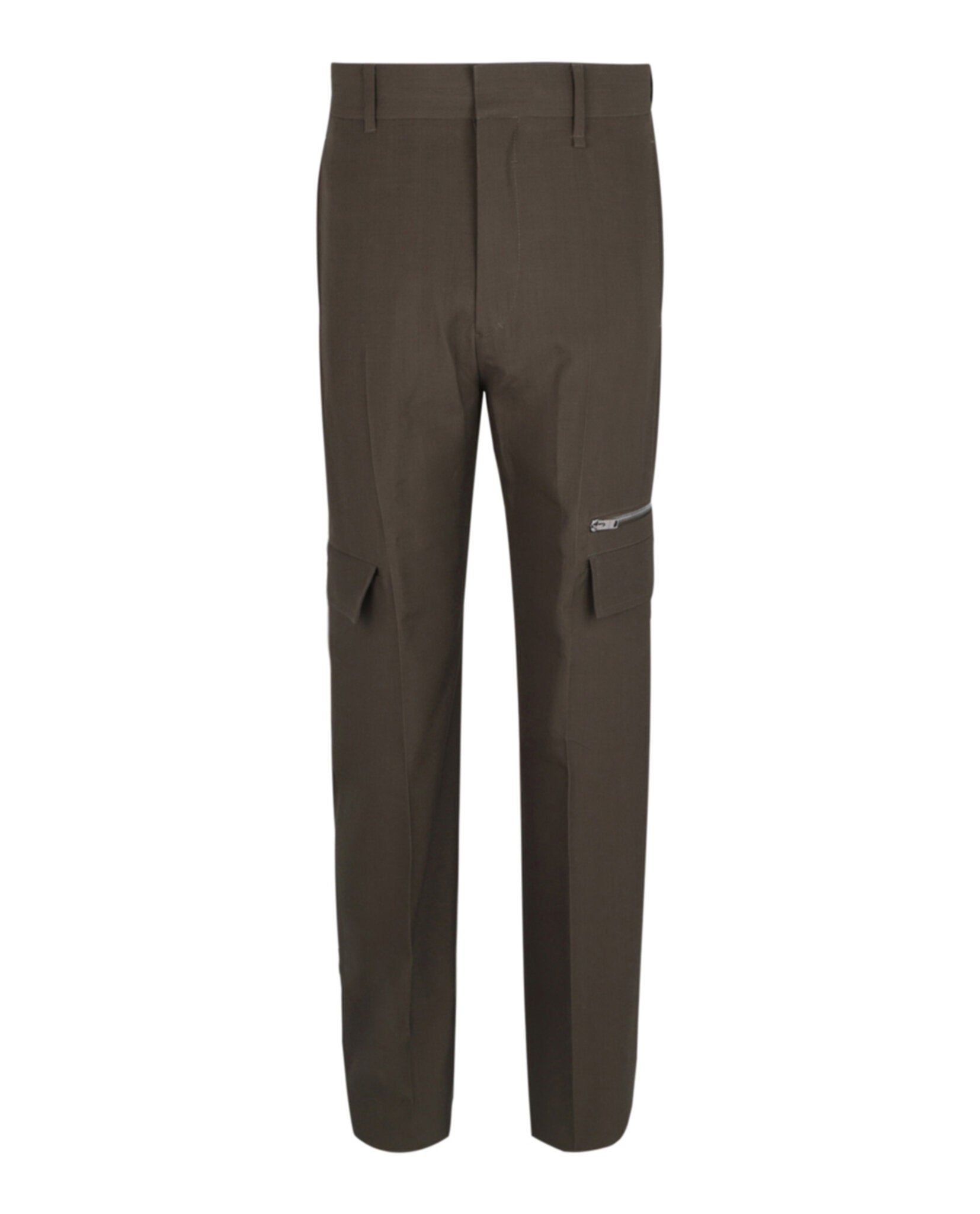 Givenchy Mens Tailored Wool Pants With Pocket Details