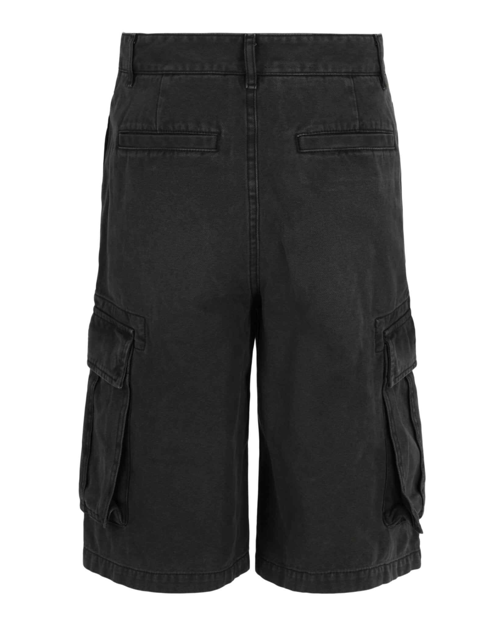 Givenchy Mens Embroidered Cargo Denim Shorts