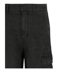 Givenchy Mens Embroidered Cargo Denim Shorts