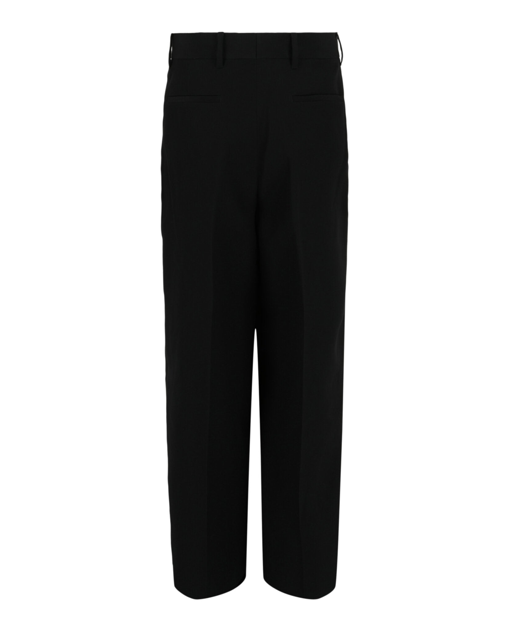 Givenchy Givenchy Mens Extra Wide-Leg Wool Trousers