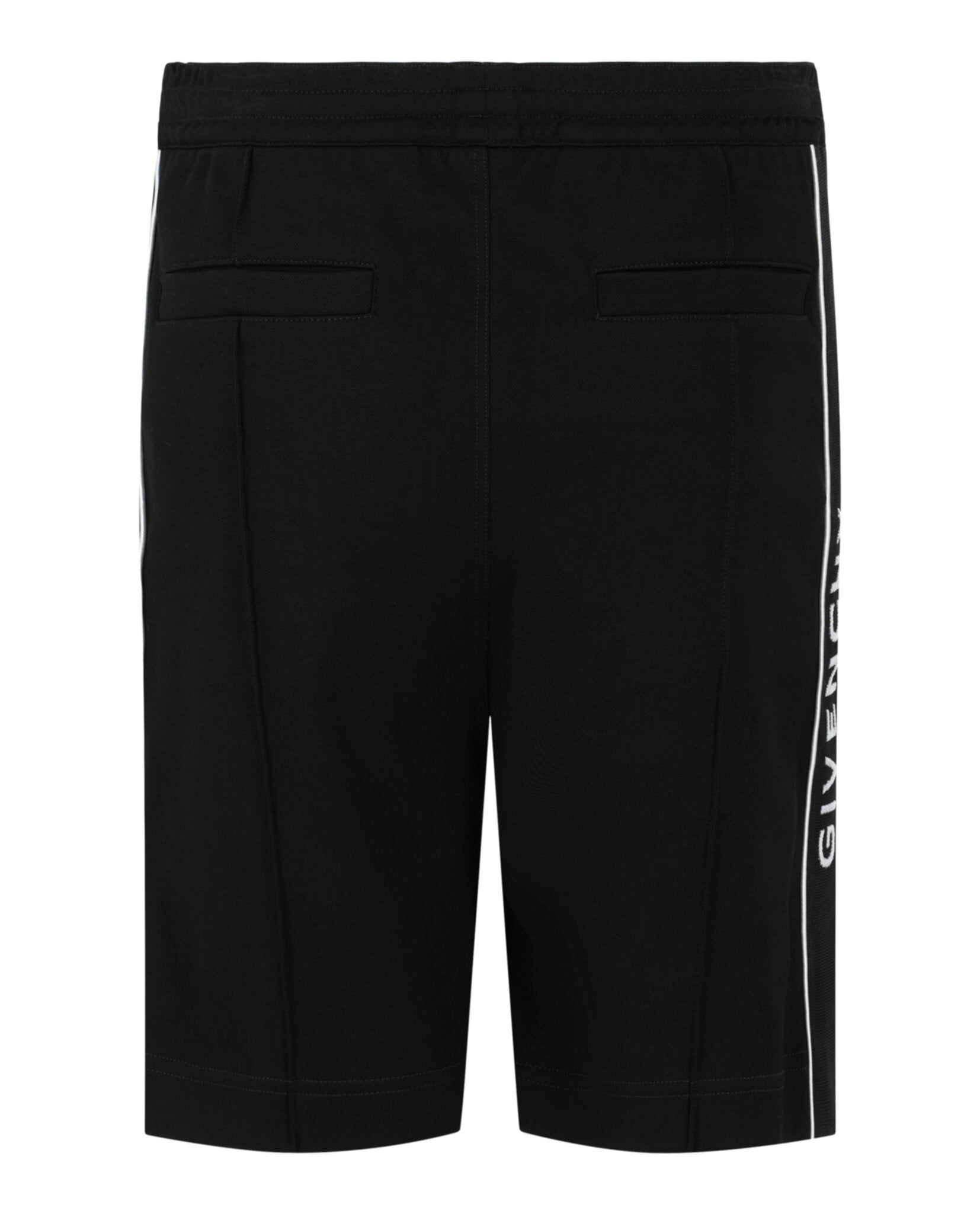 Givenchy Mens Logo Tape Track Shorts