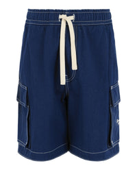 Givenchy Givenchy Mens Contrast Stitching Denim Boardshorts