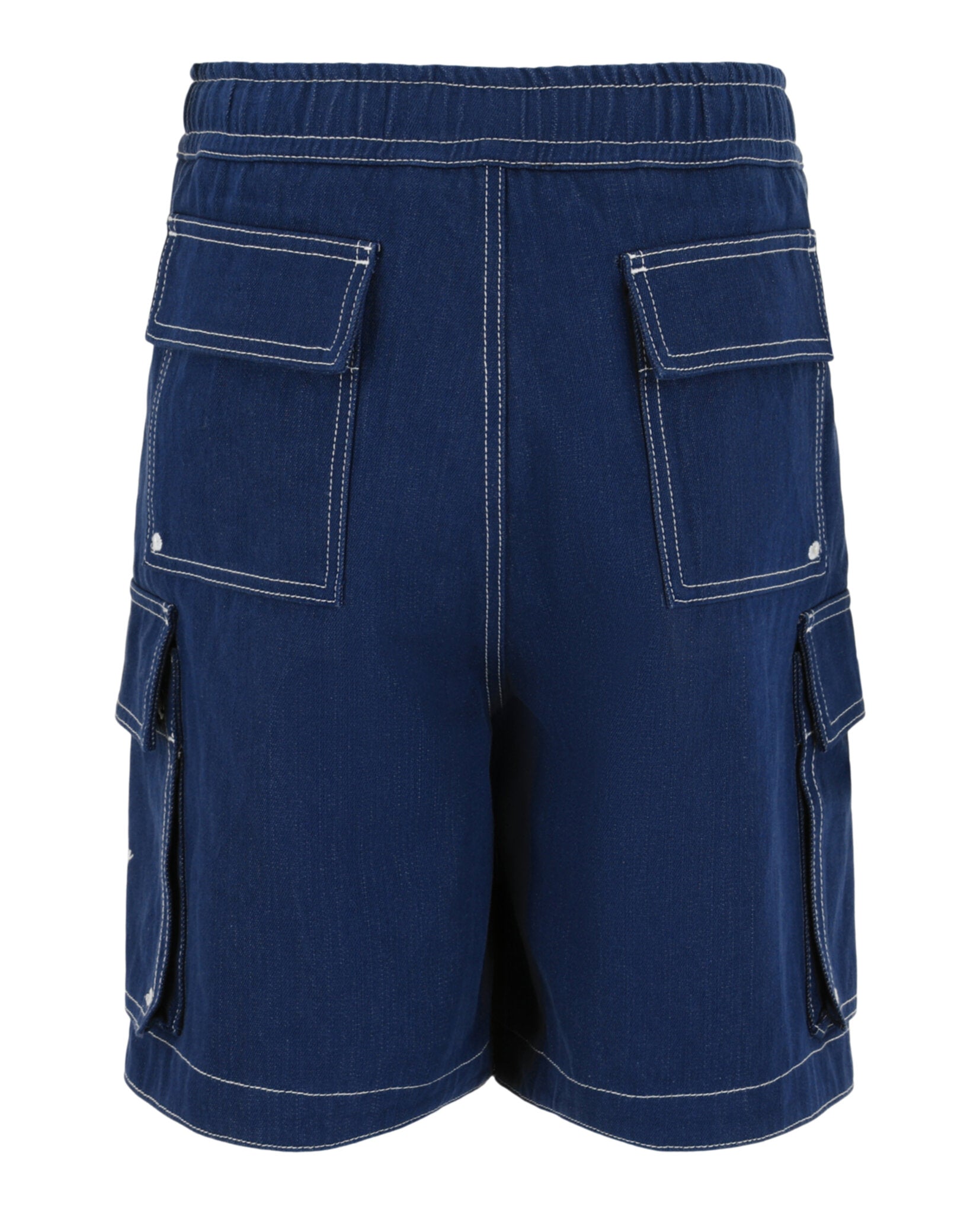Givenchy Givenchy Mens Contrast Stitching Denim Boardshorts