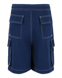 Givenchy Givenchy Mens Contrast Stitching Denim Boardshorts