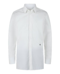 Givenchy Givenchy Mens 4G Embroidered Long Sleeve Dress Shirt