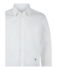 Givenchy Givenchy Mens 4G Embroidered Long Sleeve Dress Shirt