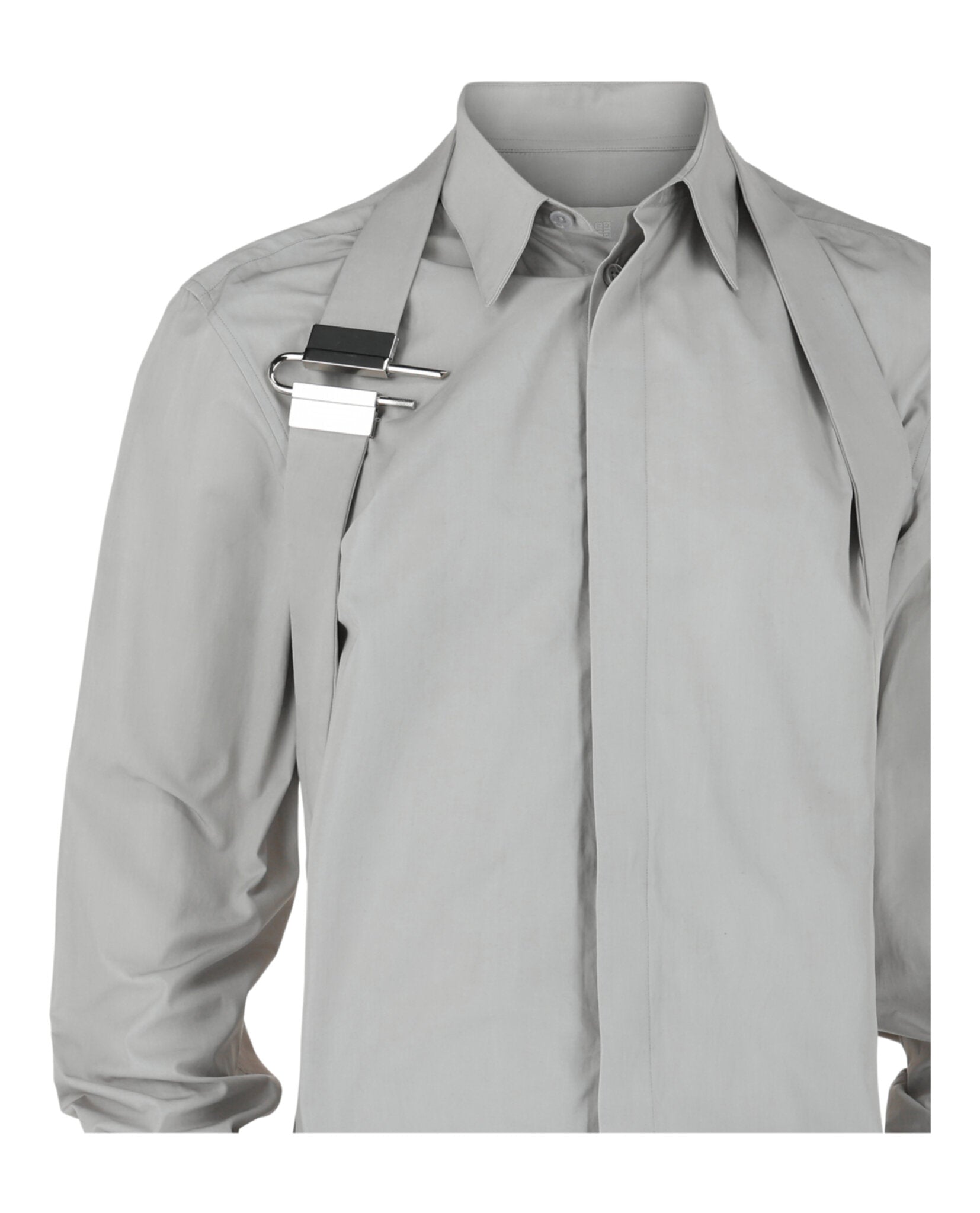 Givenchy Givenchy Mens U-Lock Harness Dress Shirt