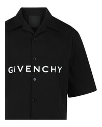 Givenchy Mens Boxy Fit Hawaiian Shirt