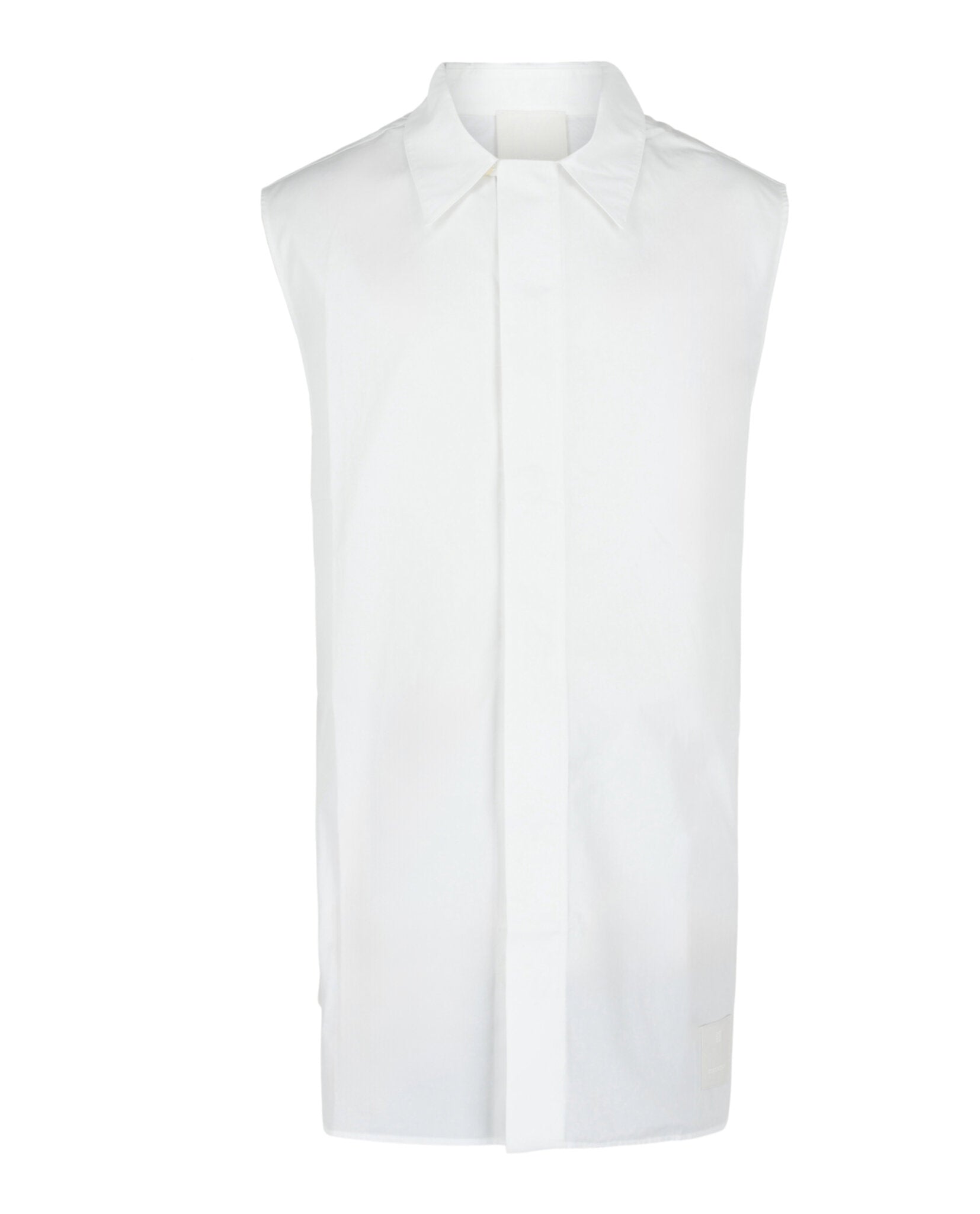 Givenchy Mens Sleeveless Shirt In Cotton