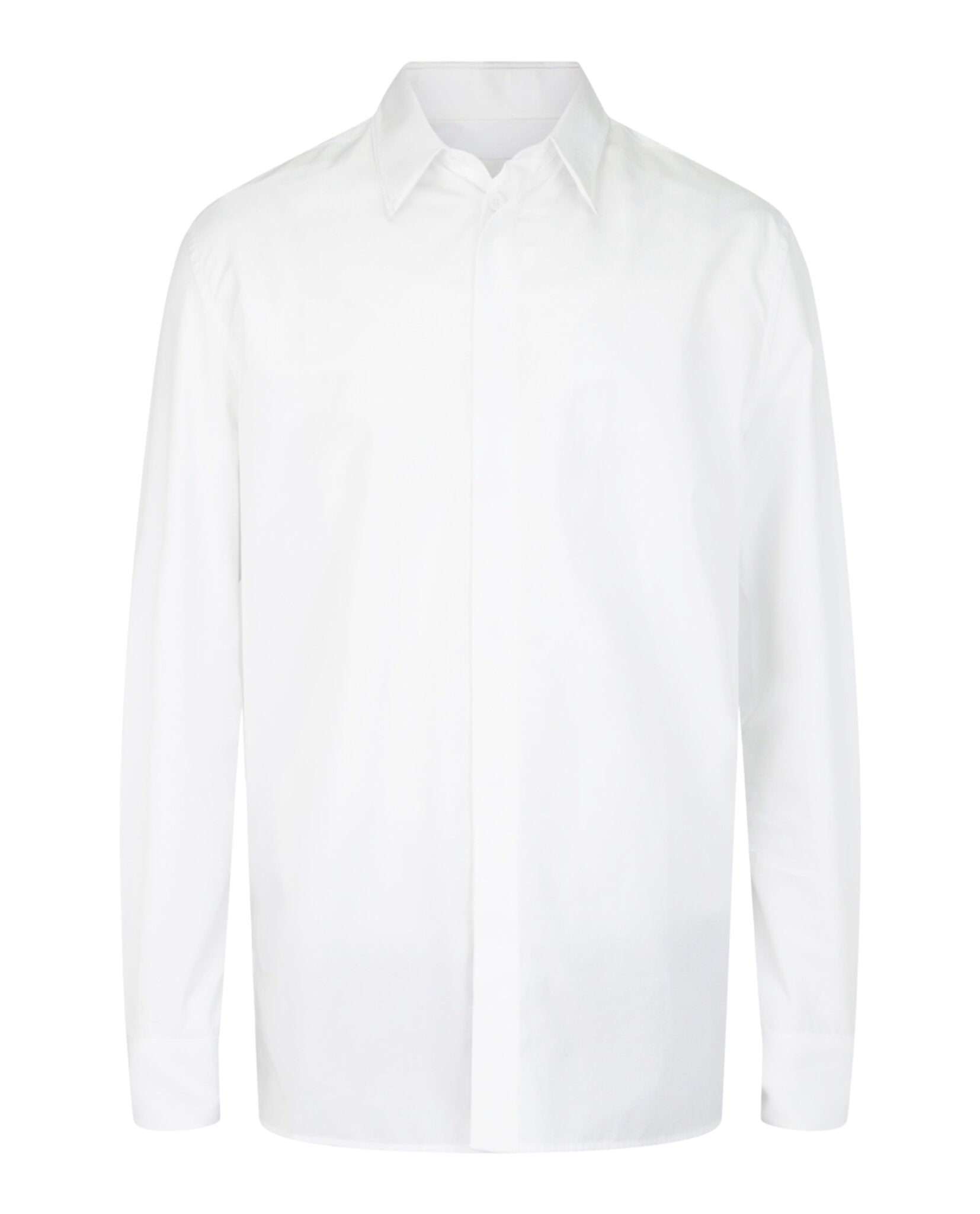Givenchy Mens Contemporary Logo Detailed Collared Shirt