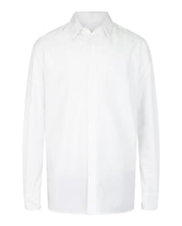 Givenchy Mens Contemporary Logo Detailed Collared Shirt