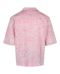 Givenchy Mens Pearl Print Hawaiian Shirt