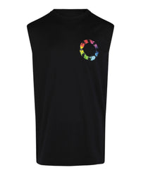 Givenchy Mens Logo Circle Print Slim-Fit T-Shirt