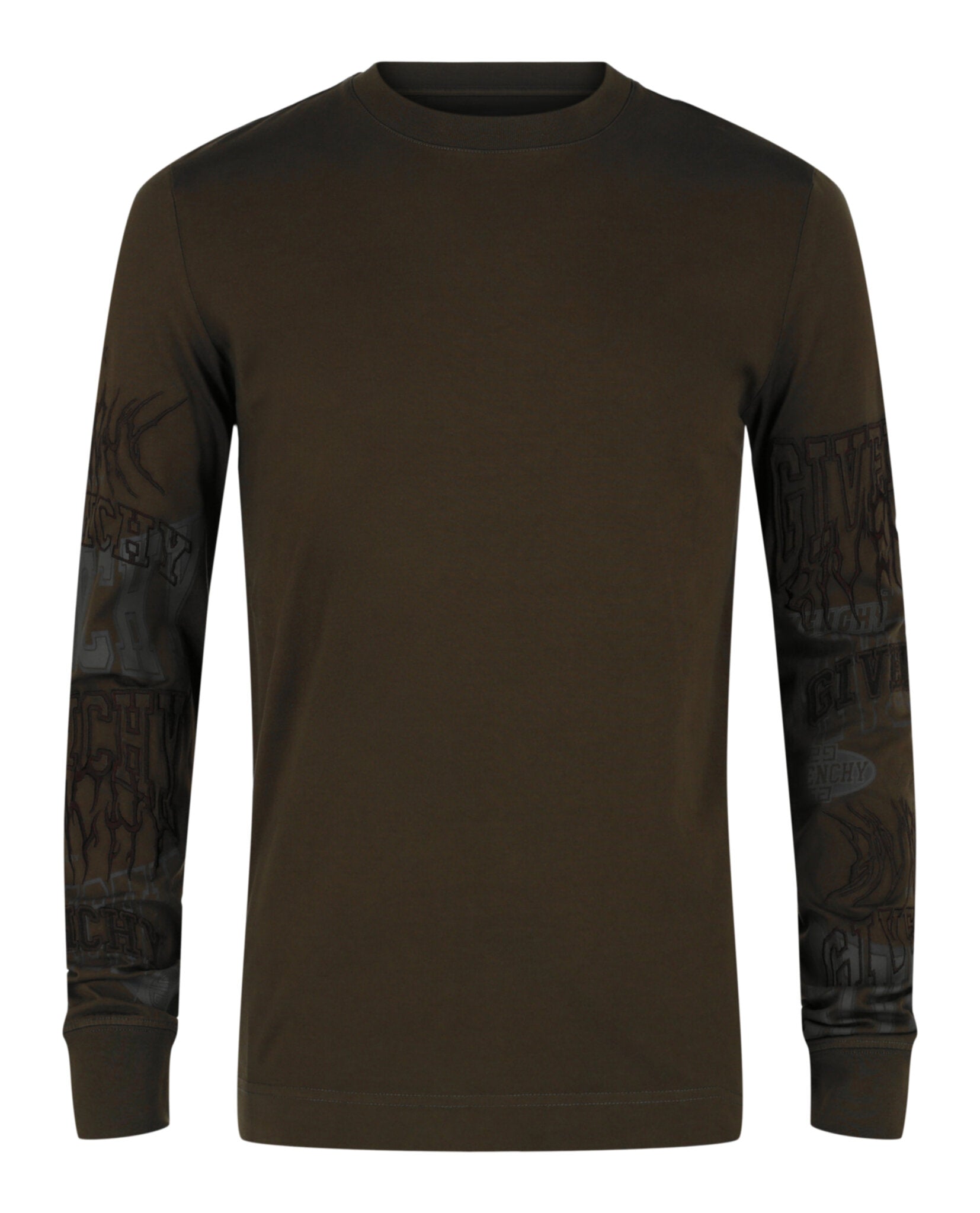 Givenchy Mens Long Sleeve Graphic T-Shirt