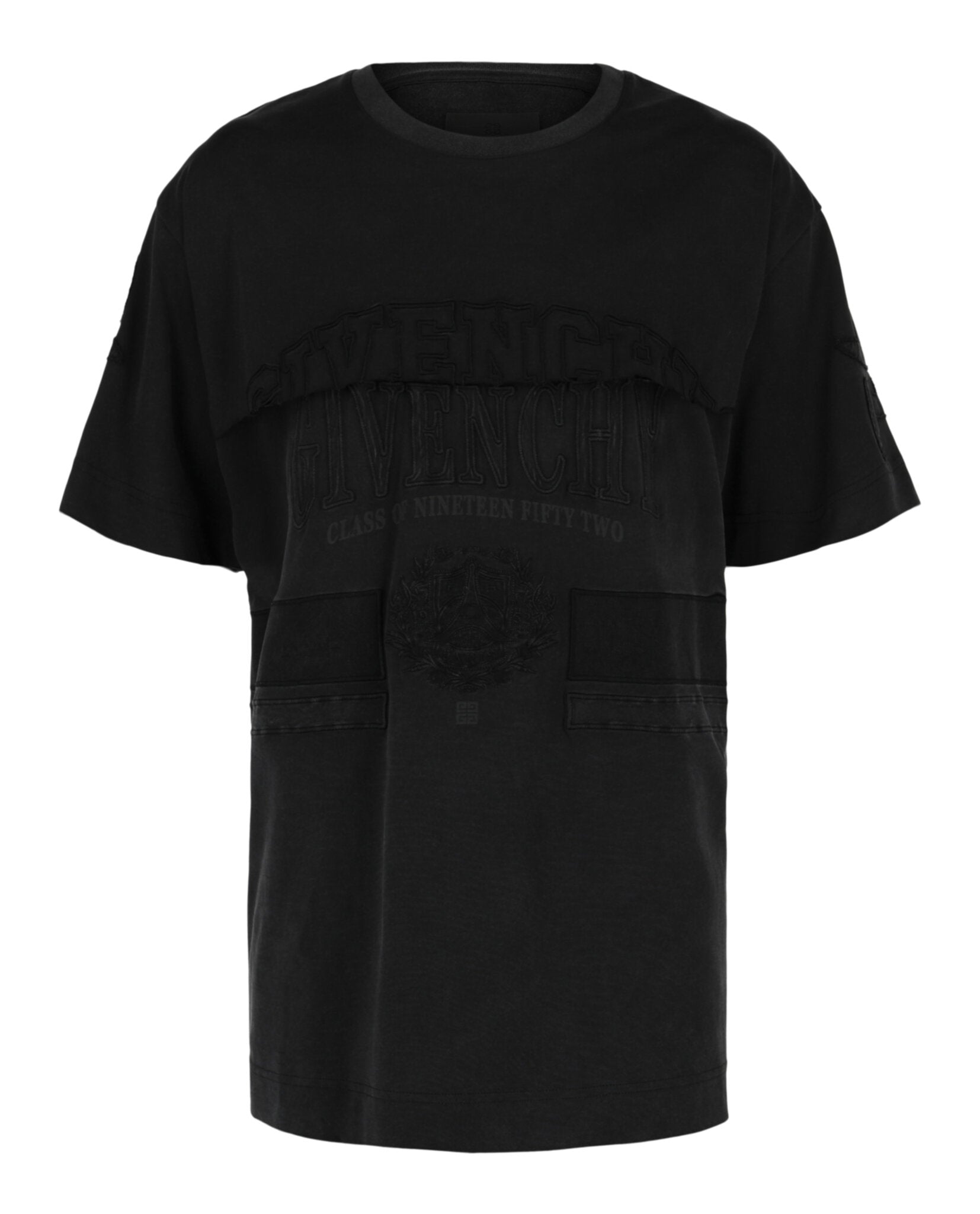 Givenchy Mens Layered Embroidered T-Shirt