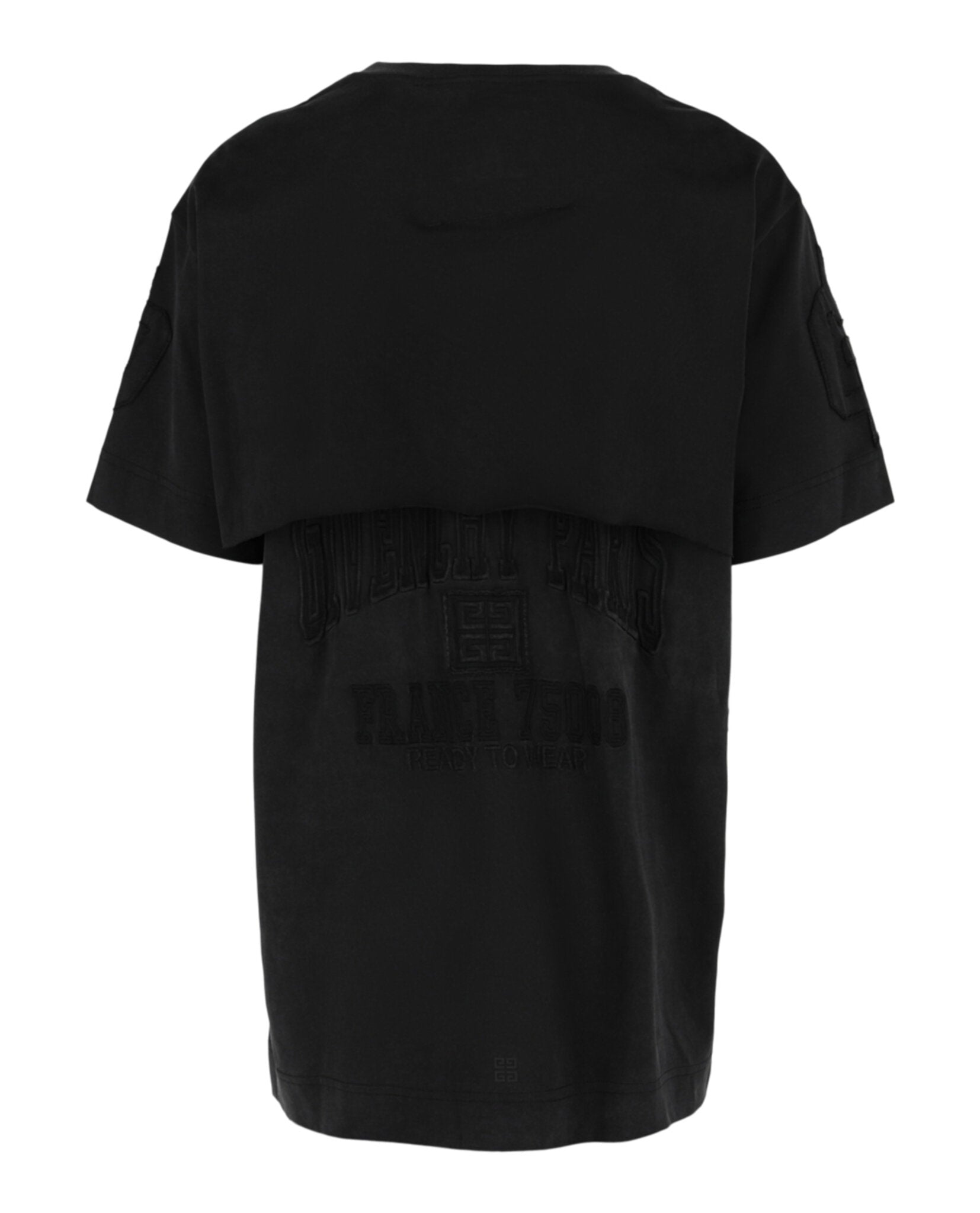Givenchy Mens Layered Embroidered T-Shirt