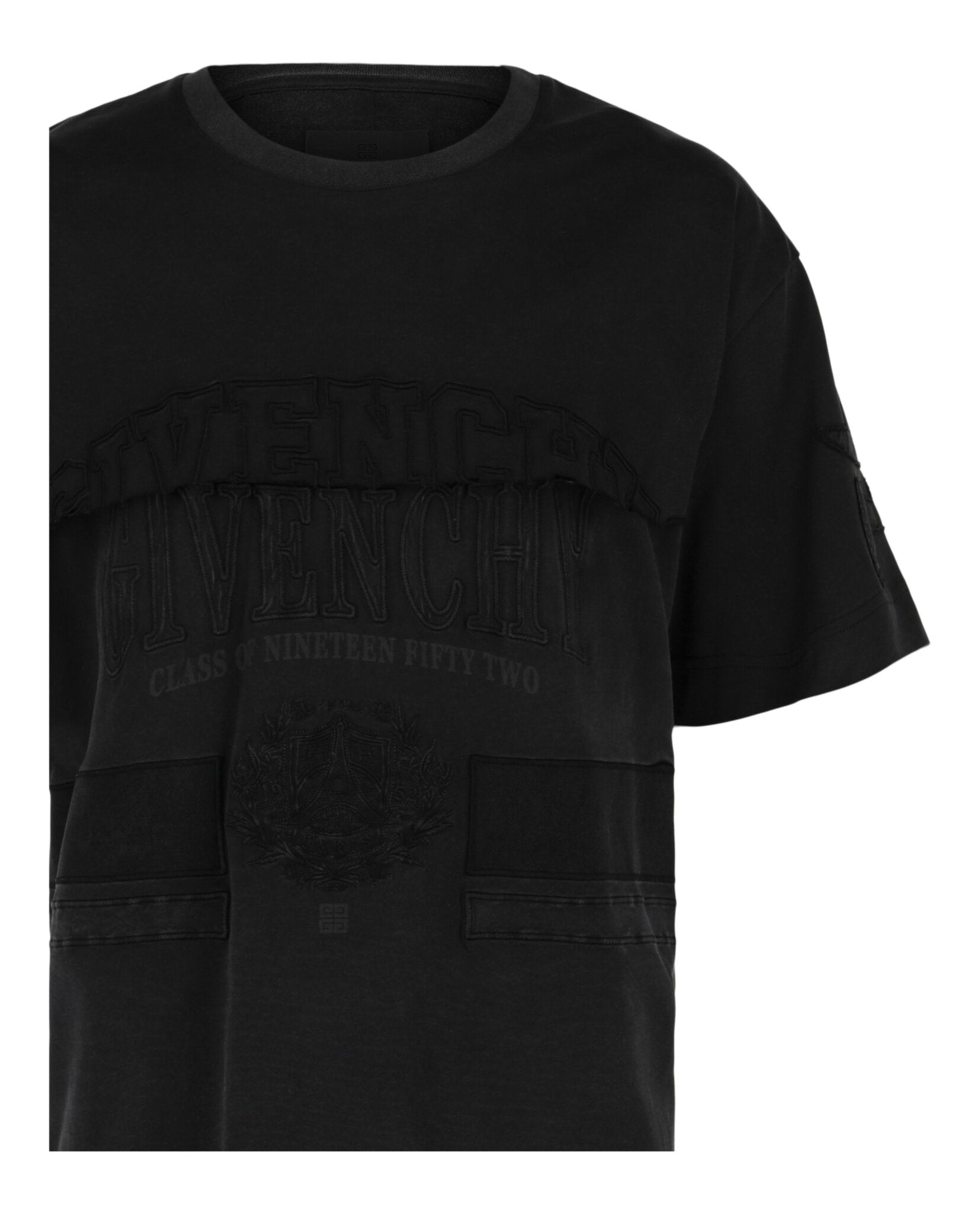 Givenchy Mens Layered Embroidered T-Shirt