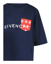 Givenchy Mens US Flag Graphic T-Shirt