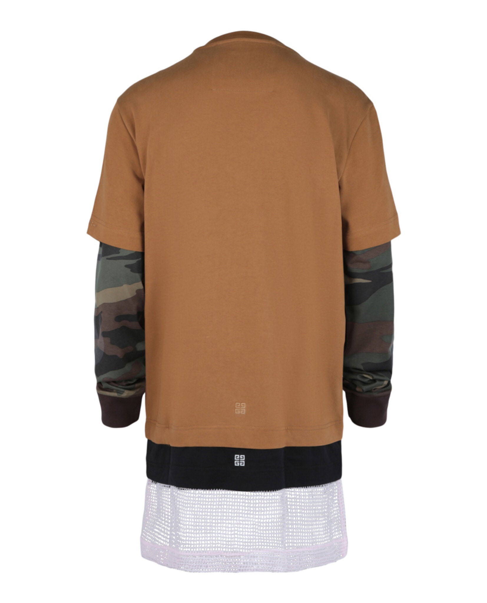 Givenchy Mens Overlapped Long Sleeve T-Shirt