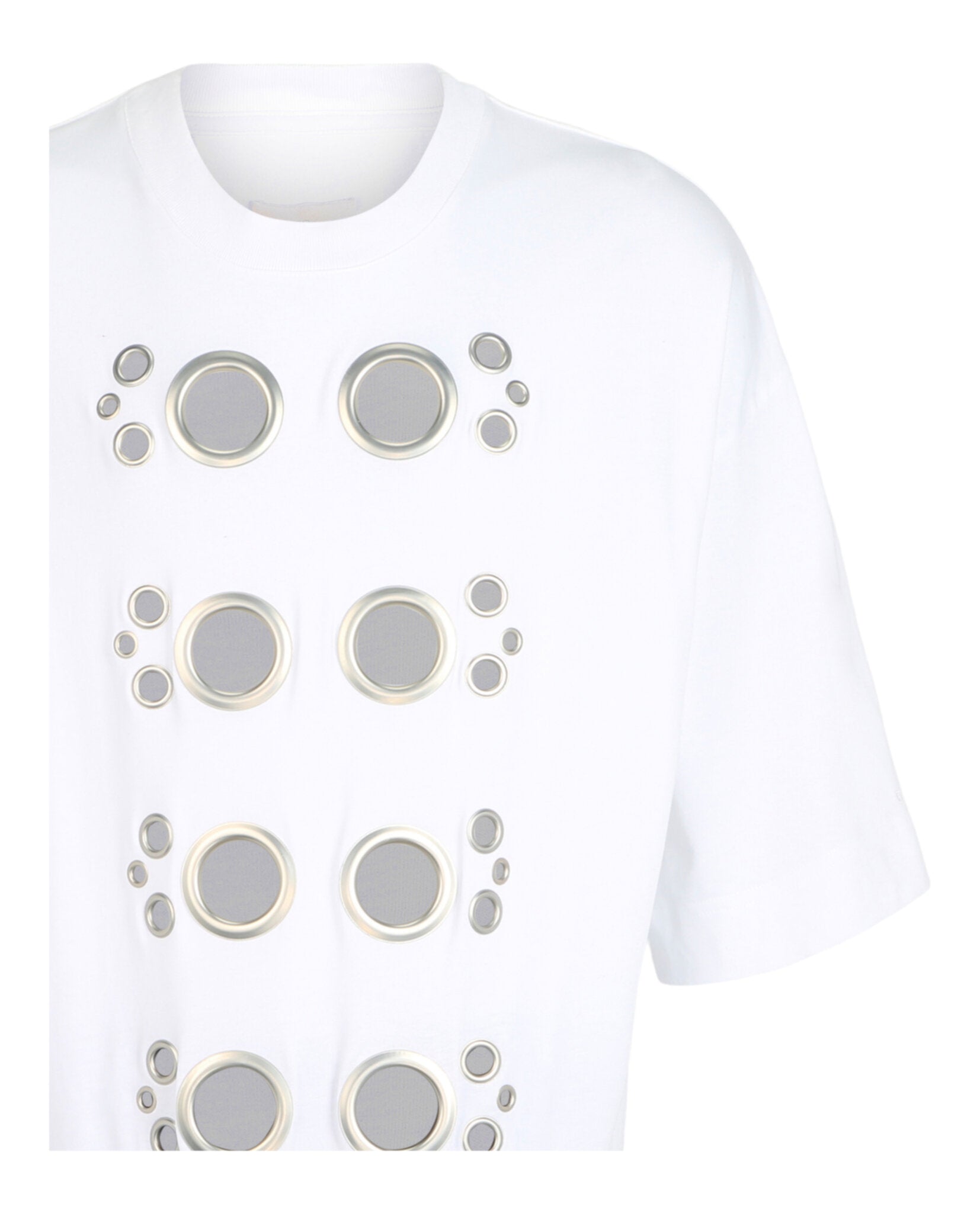 Givenchy Givenchy Mens Eyelet Oversized T-Shirt