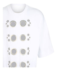 Givenchy Givenchy Mens Eyelet Oversized T-Shirt
