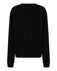 Givenchy Mens Flame-Graphic Long Sleeve T-Shirt