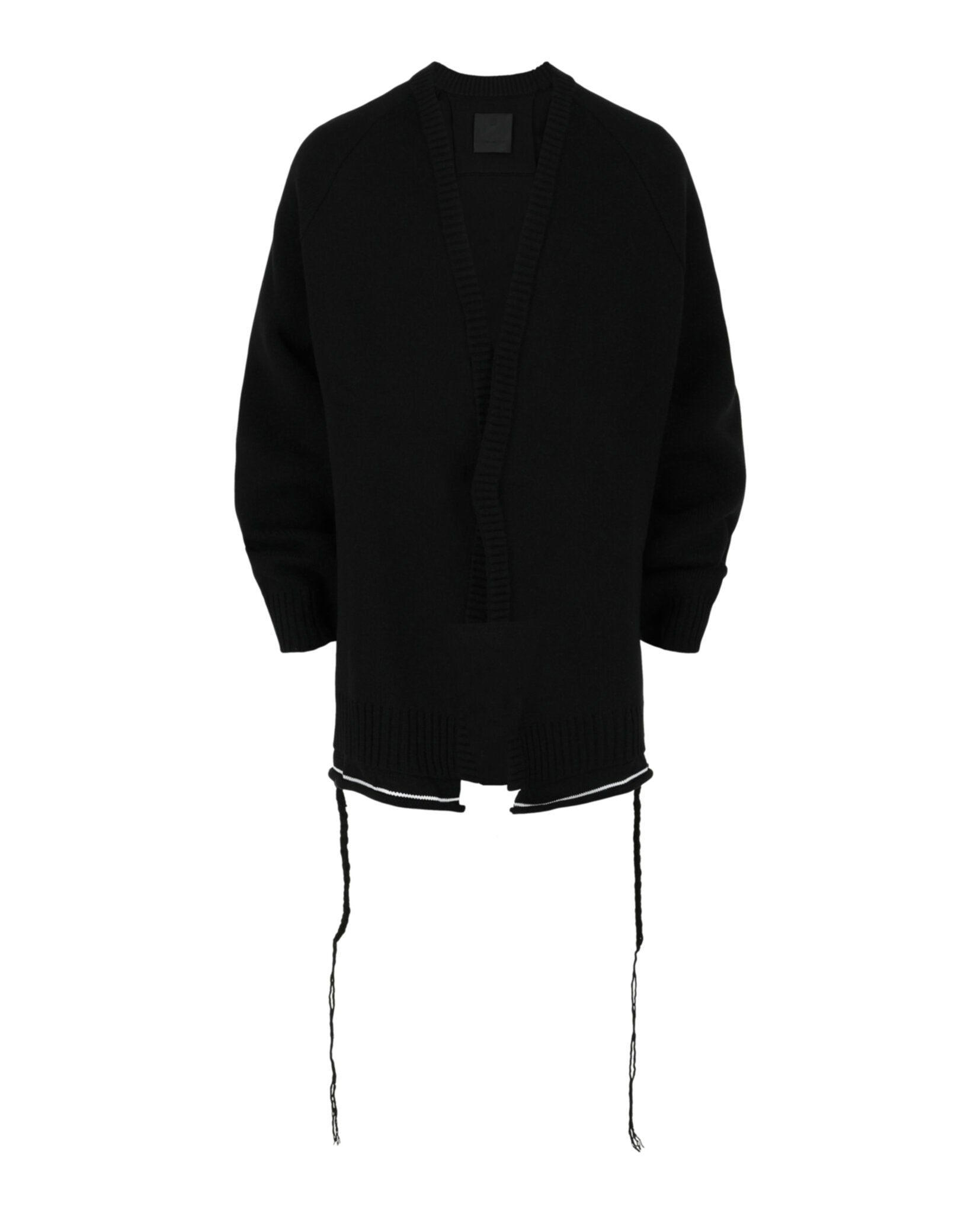 Givenchy Mens Striped-Trim U-Lock Cardigan