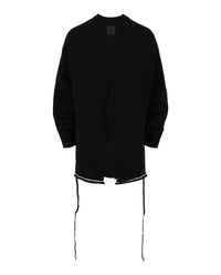 Givenchy Mens Striped-Trim U-Lock Cardigan