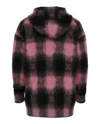 Givenchy Mens 4G Check Hooded Sweater