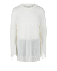 Givenchy Givenchy Mens Distressed Knit Sweater