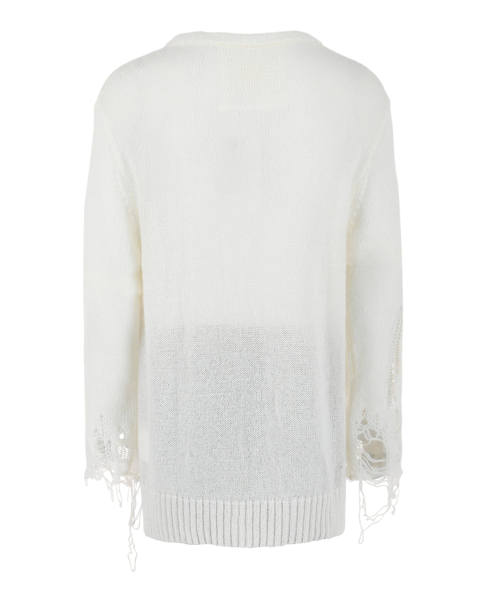 Givenchy Givenchy Mens Distressed Knit Sweater