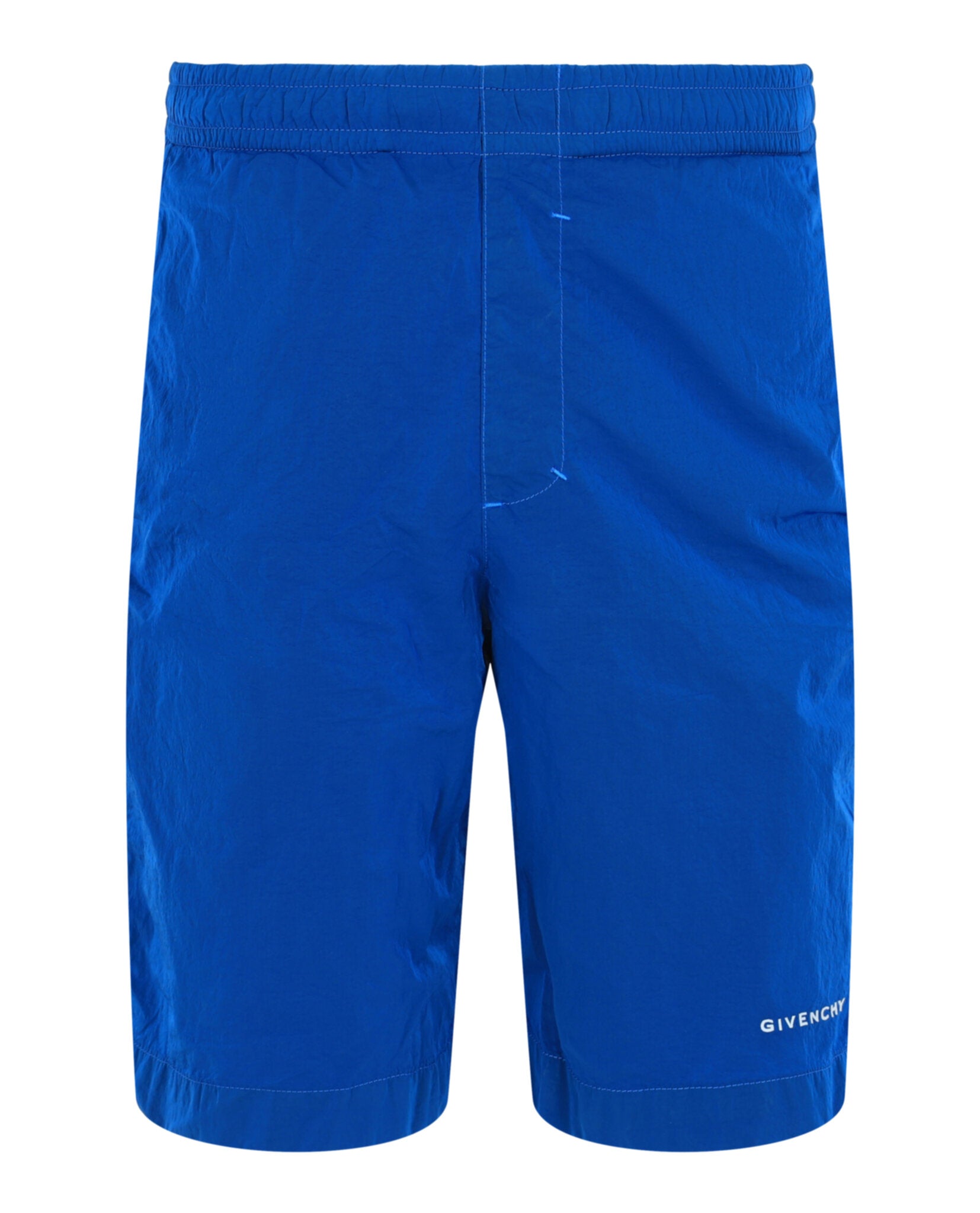 Givenchy Mens Logo Embroidered Swim Shorts