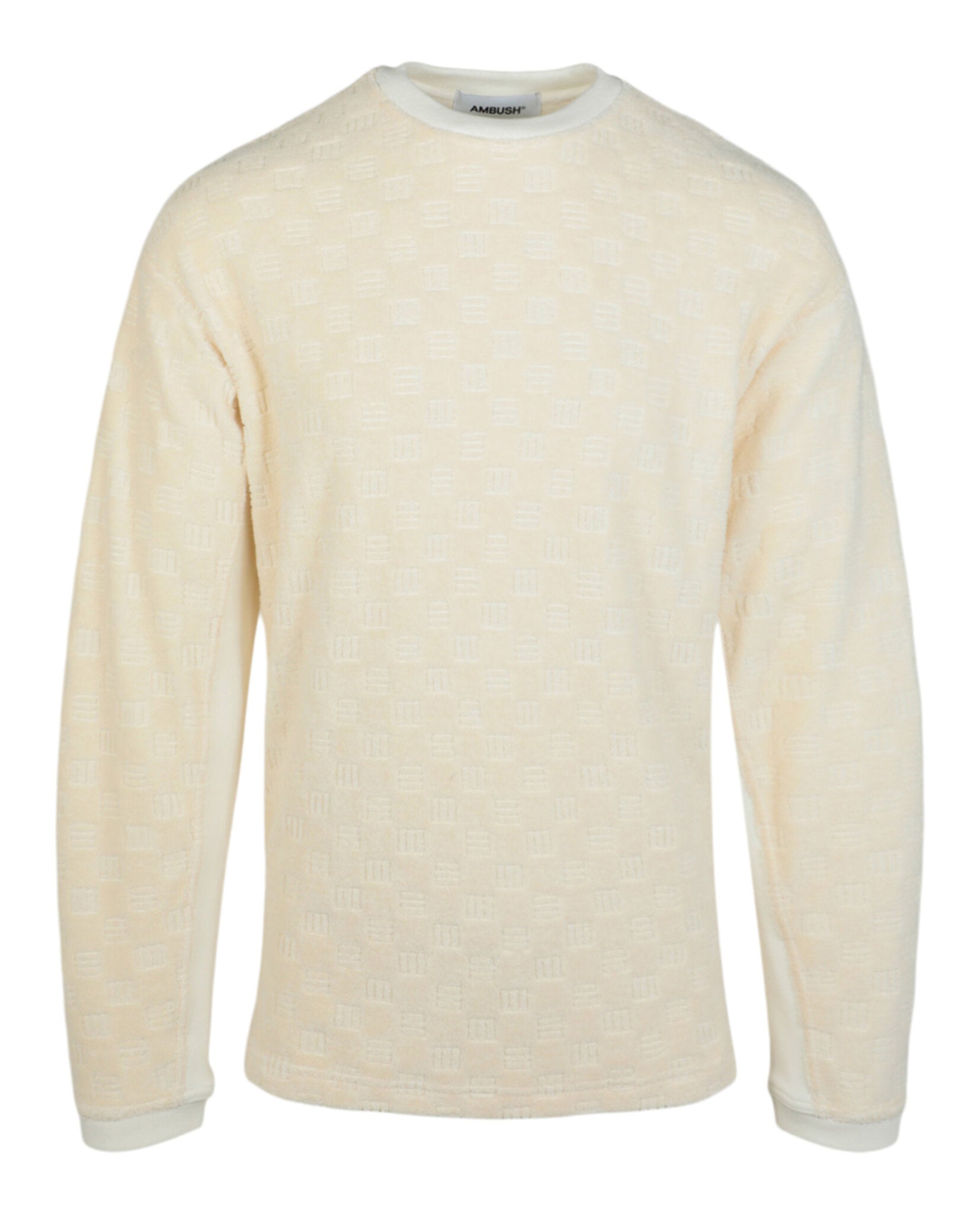 AMBUSH Mens Monogram Crewneck Sweatshirt