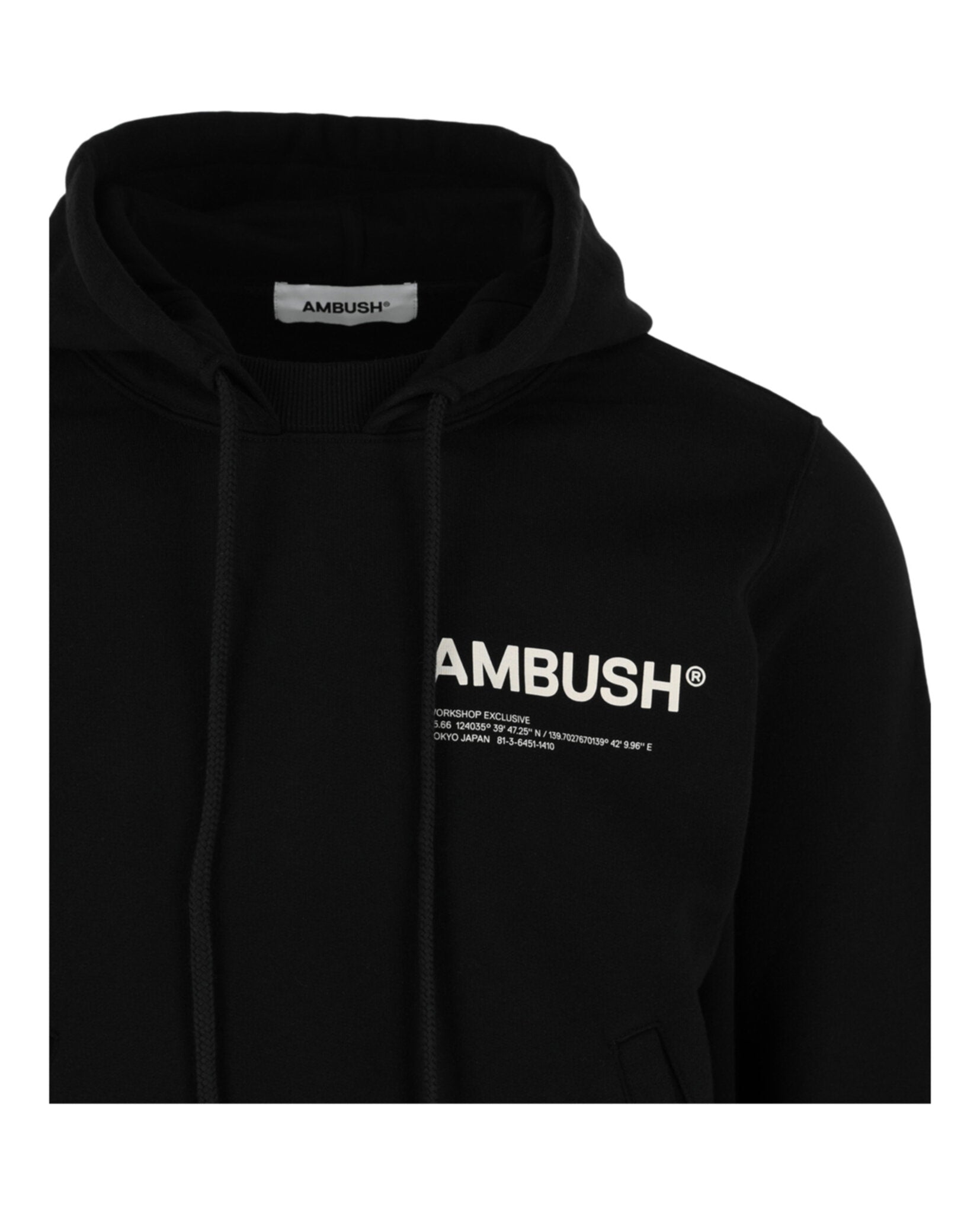 AMBUSH Mens WKSP Logo-Print Hoodie