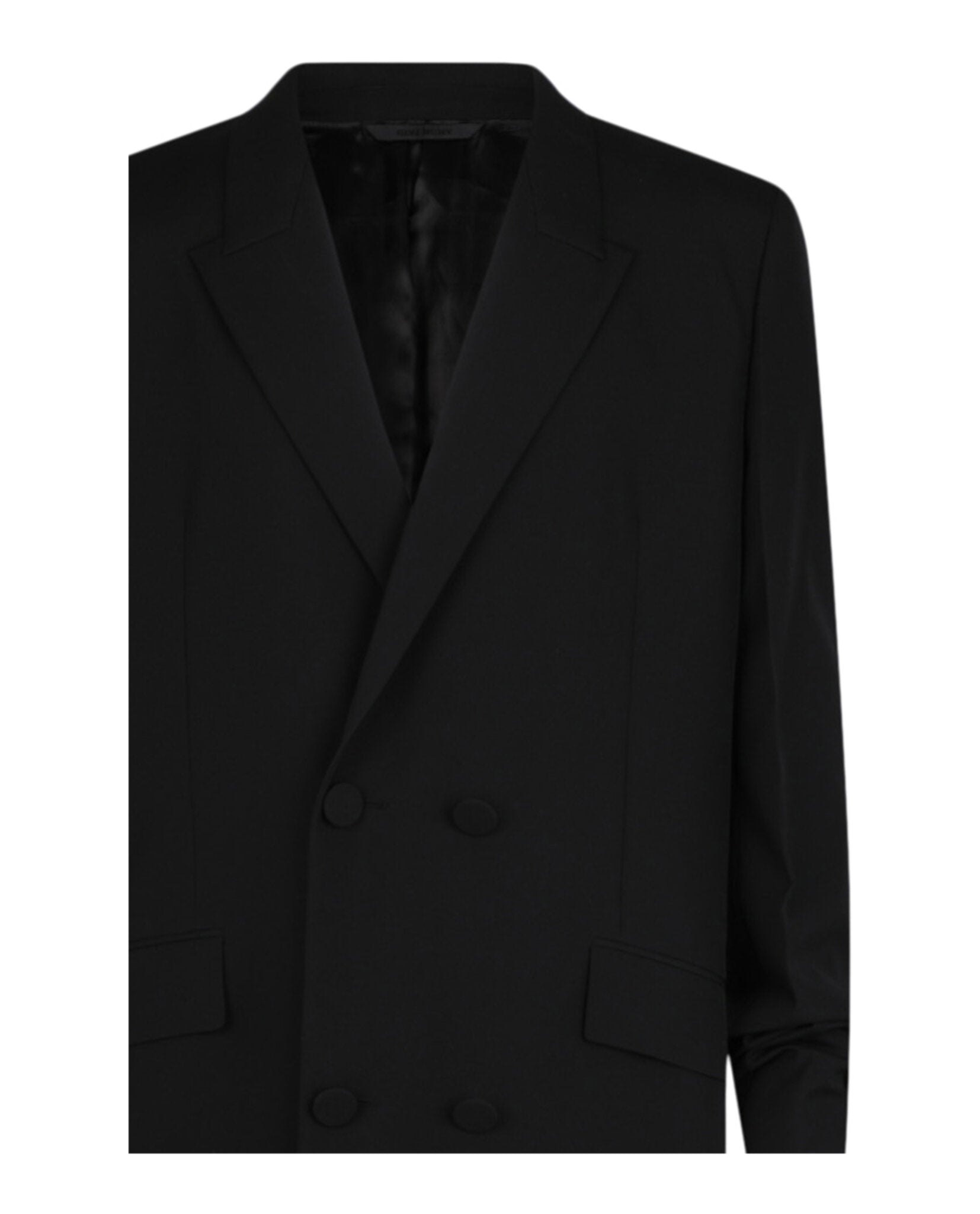 Givenchy Mens Slim-Fit Double Breasted Coat