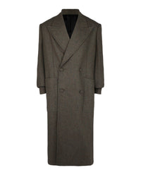 Givenchy Mens Double Breasted Herringbone Coat