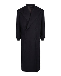Givenchy Mens Double Breasted Herringbone Coat