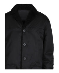 Givenchy Givenchy Mens Nylon And Shearling Trench Coat
